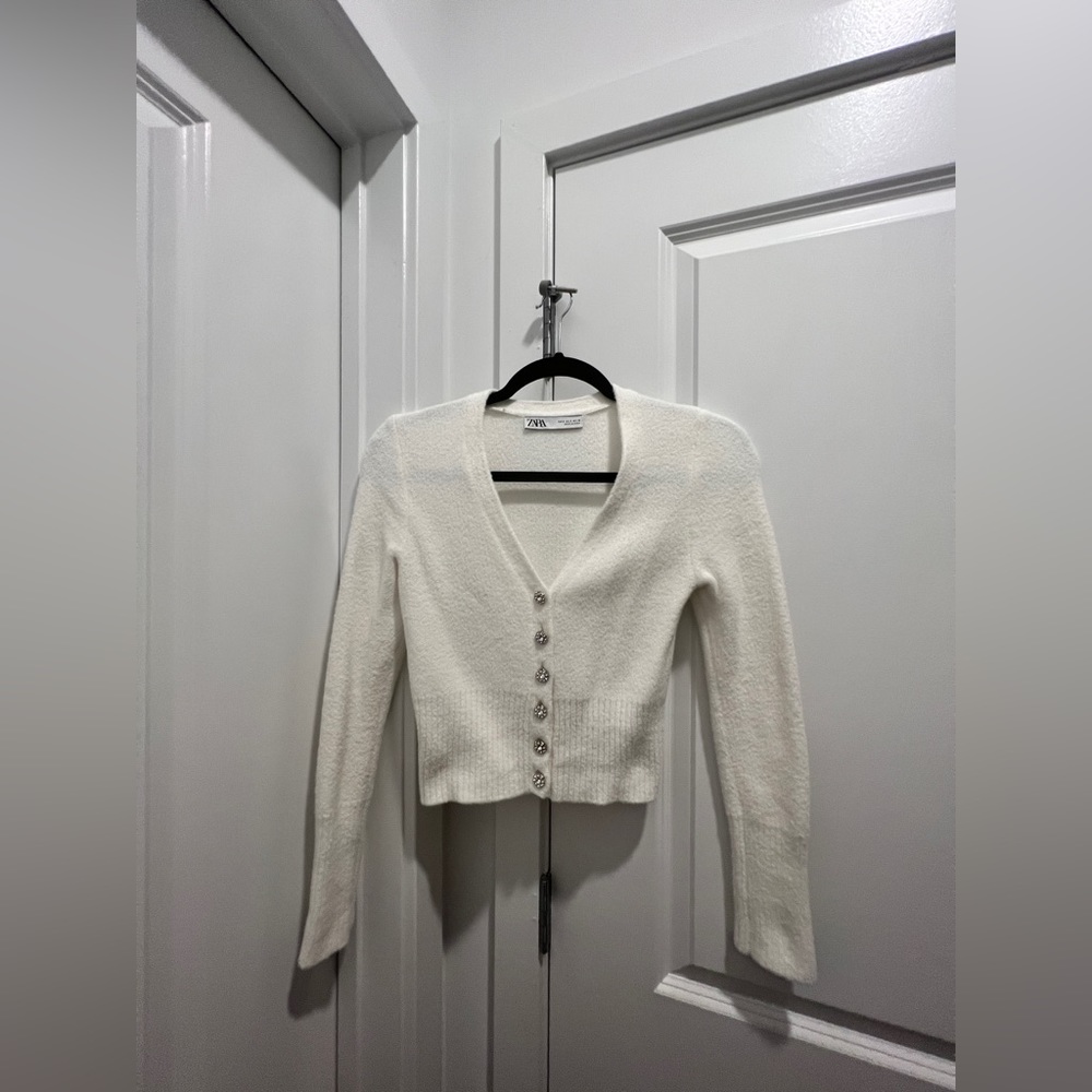 Zara | Cropped Cardigan Sweater | Size S
